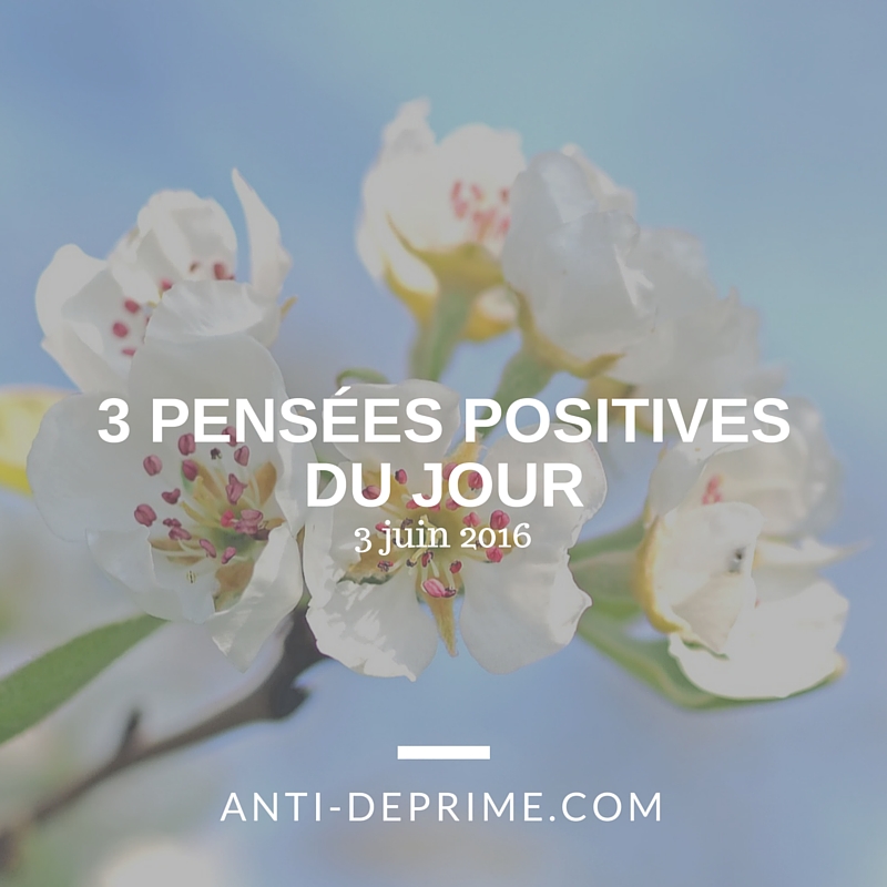 Pens Es Positives Du Jour Juin Cultivons L Optimisme