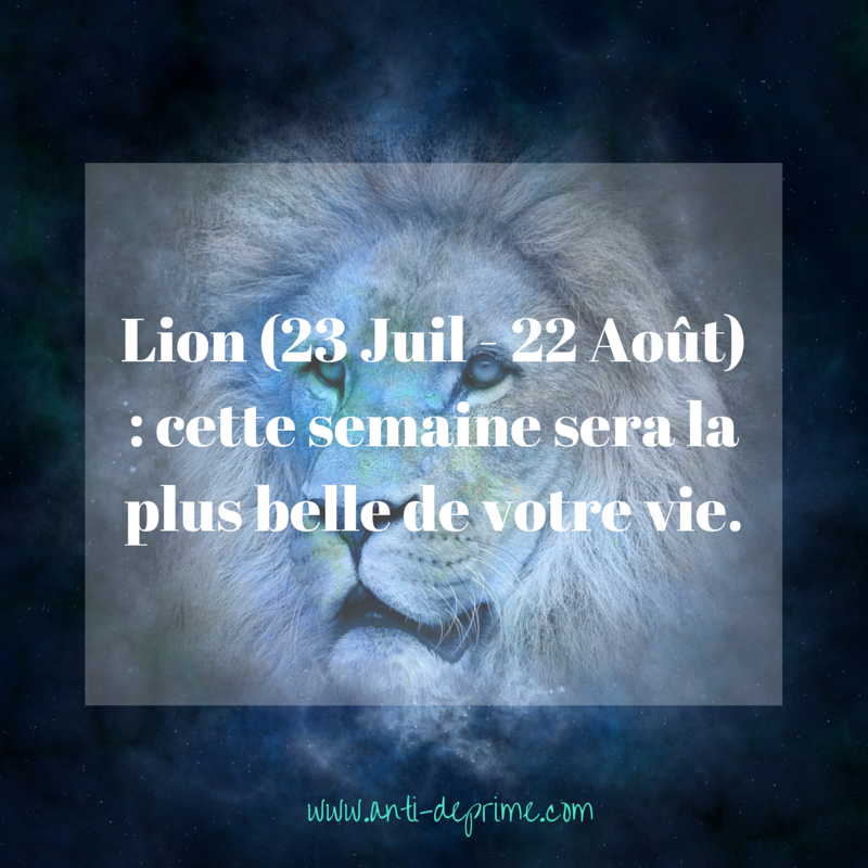 Lion (23 Juil - 22 Août) _
